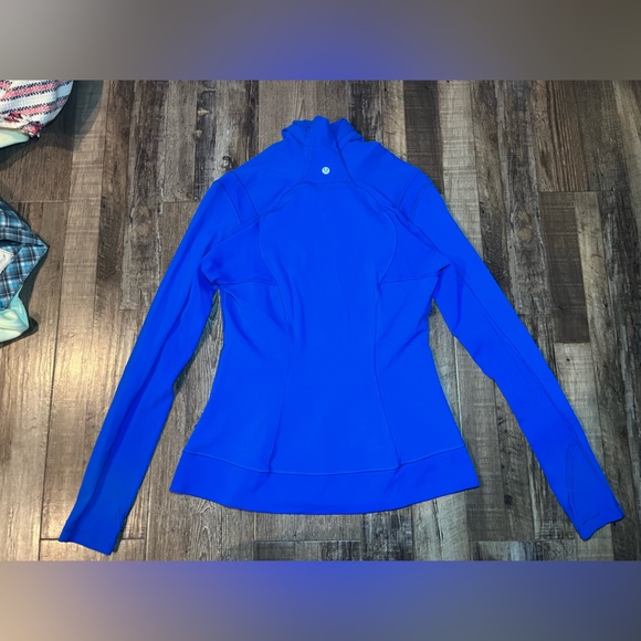 Lululemon Bhakti Yoga Jacket Baroque Blue Size 12 - Picture 6 of 7